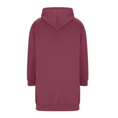 Long Hoodies for Women Zip Up Double Zipper Fleece Jacket Tunic Sweatshirts Fall Winter Fashion Clothes