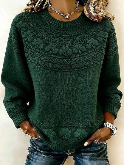 Casual St. Pareto Print Knit Top