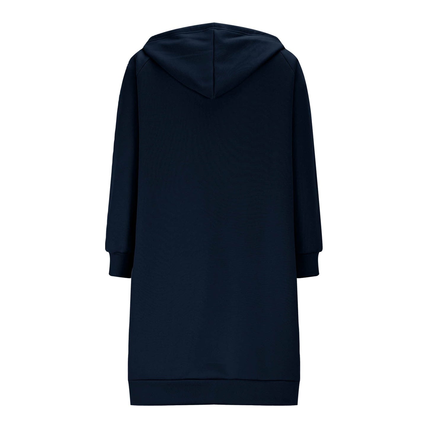 Long Hoodies for Women Zip Up Double Zipper Fleece Jacket Tunic Sweatshirts Fall Winter Fashion Clothes