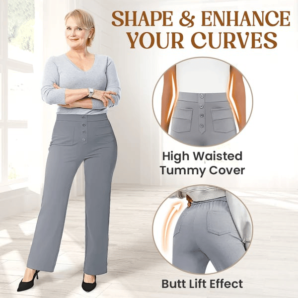🎉 Last Day Promotion-60% OFF 💥Women's Casual High Waist Stretch Trousers