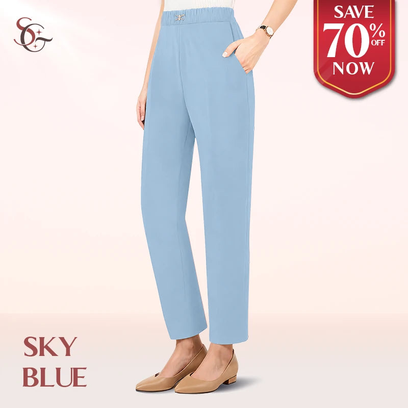 SoftyGrace - High Rise Silky Soft Pull-on Comfort Pants