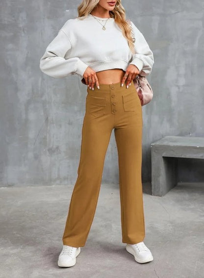 🎉 Last Day Promotion-60% OFF 💥Women's Casual High Waist Stretch Trousers