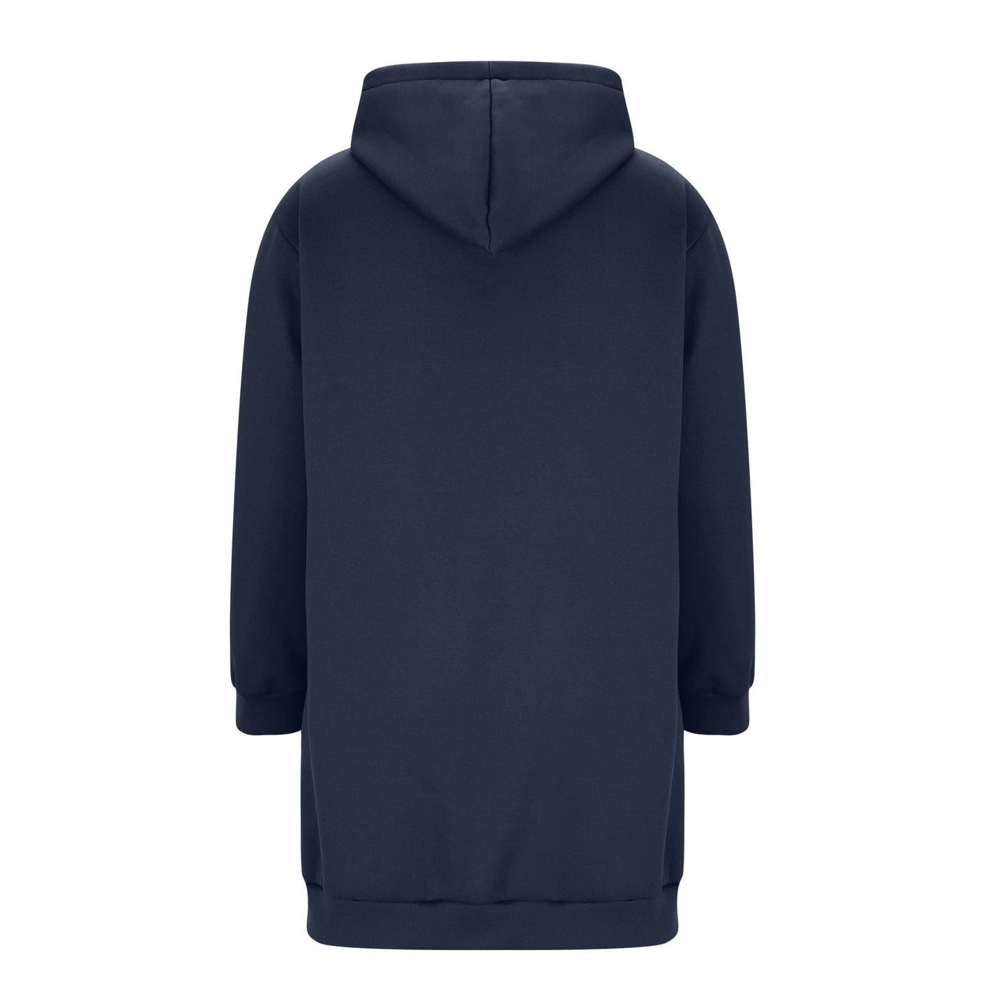 Long Hoodies for Women Zip Up Double Zipper Fleece Jacket Tunic Sweatshirts Fall Winter Fashion Clothes
