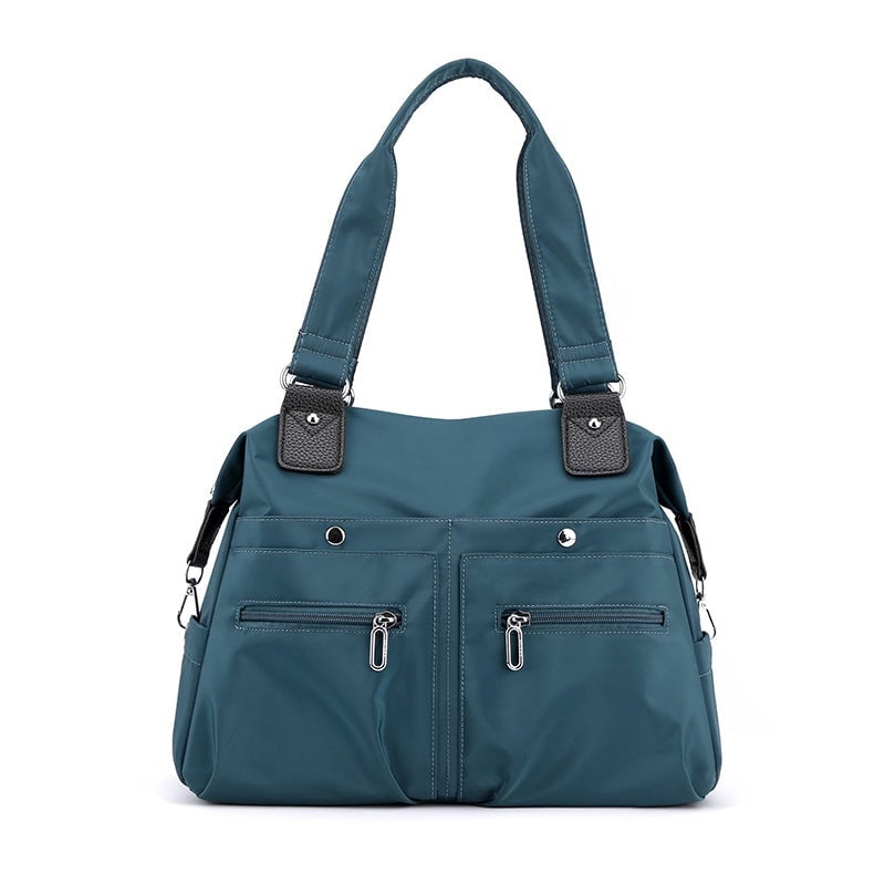 Large Capacity Waterproof Multi Pocket Nylon Shoulder Bag
