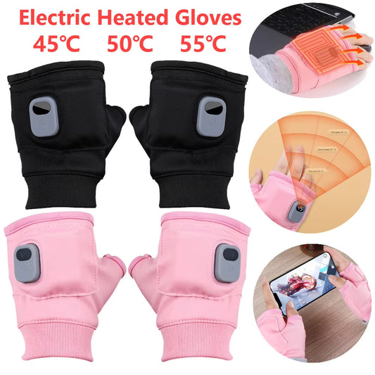 USB Heated Winter Gloves – Rechargeable for Skiing, Driving & Hiking
