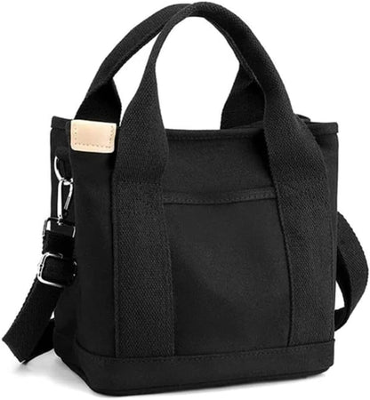 Small Tote Bag for Women Wear Resistant Zipper Handbag with Short Handles for Daily Casual Travel