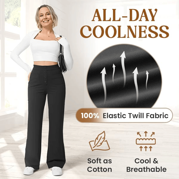 🎉 Last Day Promotion-60% OFF 💥Women's Casual High Waist Stretch Trousers