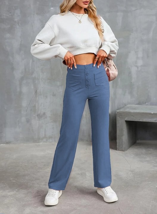 🎉 Last Day Promotion-60% OFF 💥Women's Casual High Waist Stretch Trousers