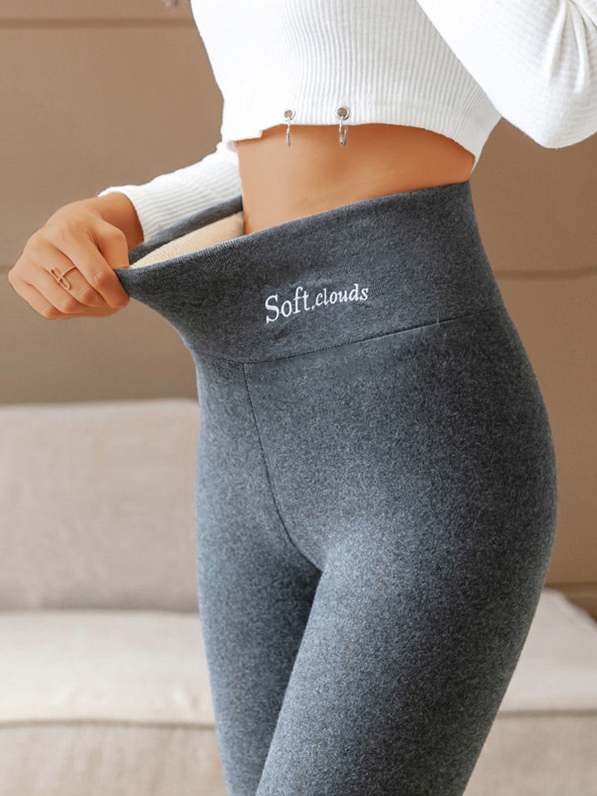 Autumn Sale 50% OFF - 🎁Hygo Cloudy Fleece Lined Leggings