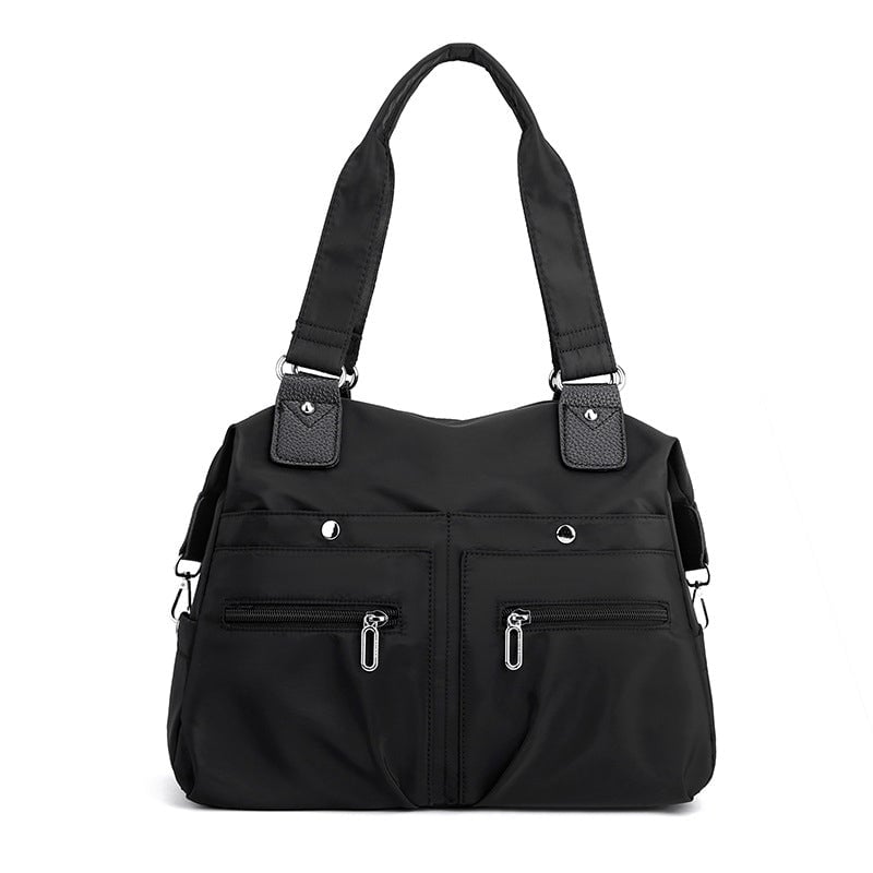 Large Capacity Waterproof Multi Pocket Nylon Shoulder Bag