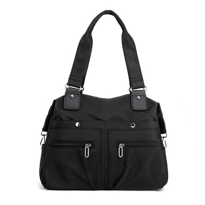 Large Capacity Waterproof Multi Pocket Nylon Shoulder Bag