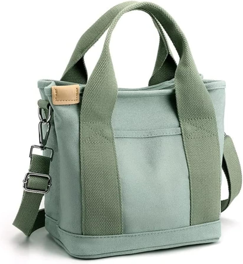 Small Tote Bag for Women Wear Resistant Zipper Handbag with Short Handles for Daily Casual Travel