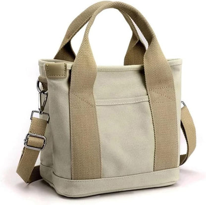 Small Tote Bag for Women Wear Resistant Zipper Handbag with Short Handles for Daily Casual Travel