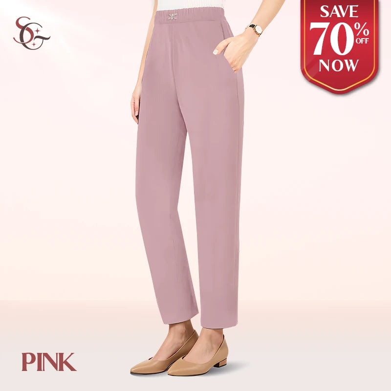 SoftyGrace - High Rise Silky Soft Pull-on Comfort Pants