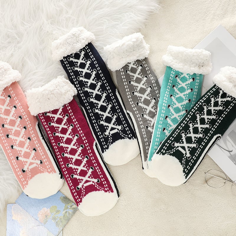 🎁Aryvn Ultra-thick Cute Slipper Home Socks