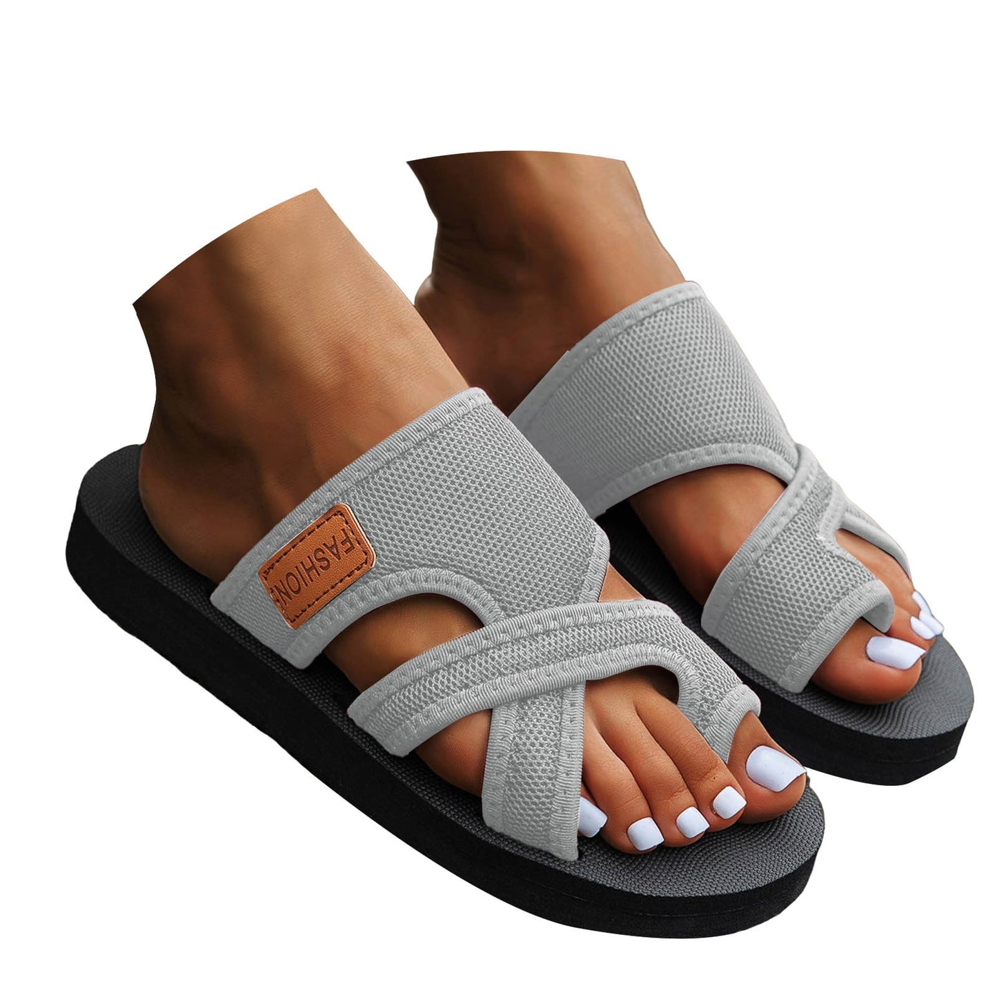 Dressy Sandals Wedge Shoes Slip On Dressy Summer Comfortable Slides Sandals Lightweight Platform Shoes Size 8.5