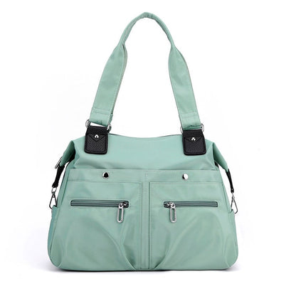 Large Capacity Waterproof Multi Pocket Nylon Shoulder Bag
