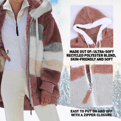 🎅Early Christmas Sale -49% OFF-🐑Contrasting Lamb Wool Padded Coat🎁