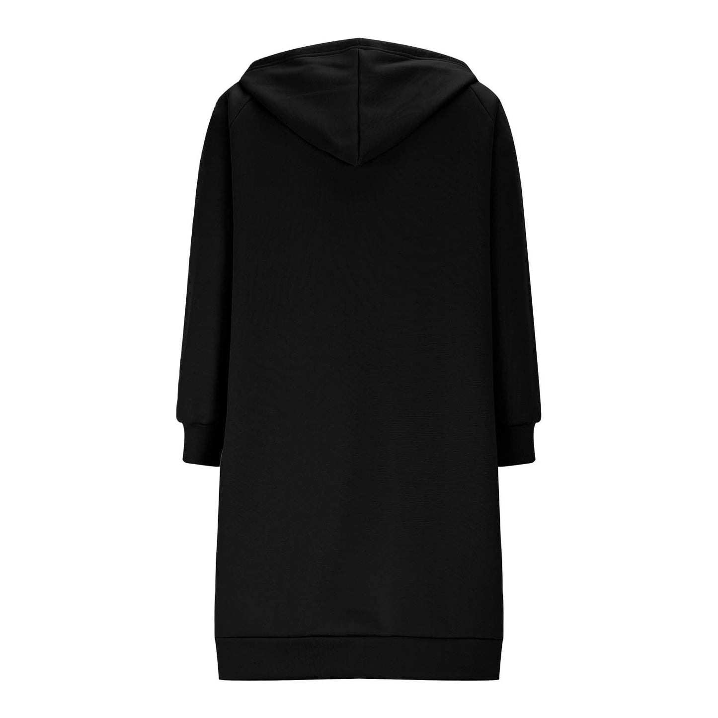 Long Hoodies for Women Zip Up Double Zipper Fleece Jacket Tunic Sweatshirts Fall Winter Fashion Clothes