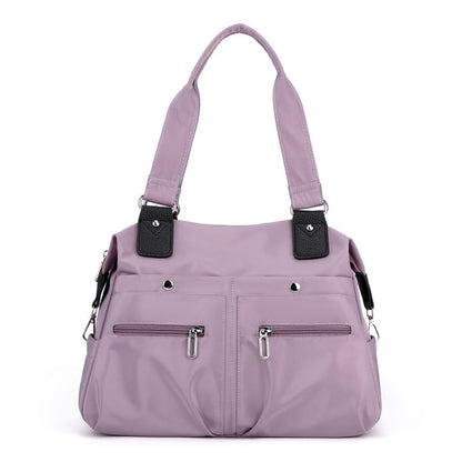 Large Capacity Waterproof Multi Pocket Nylon Shoulder Bag