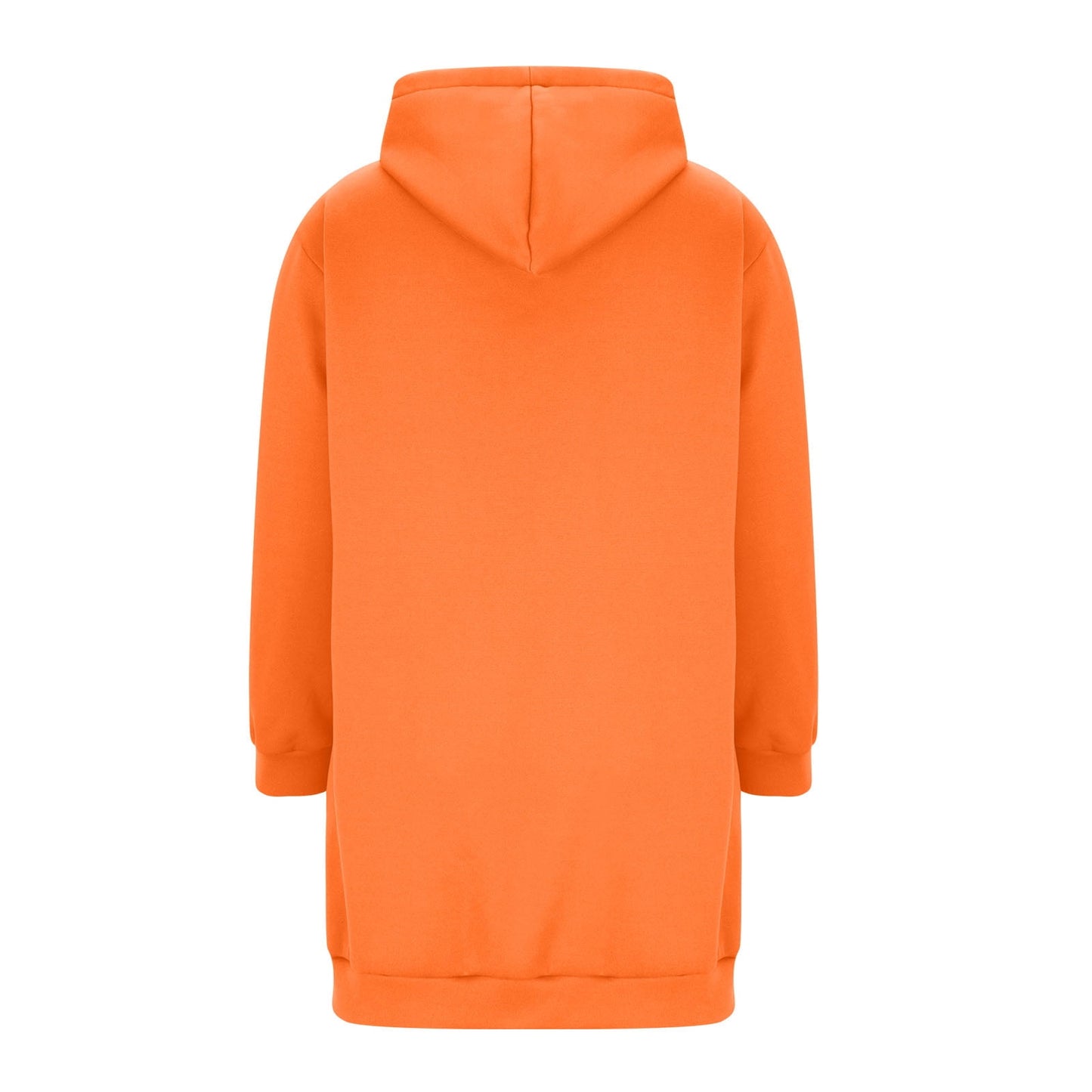 Long Hoodies for Women Zip Up Double Zipper Fleece Jacket Tunic Sweatshirts Fall Winter Fashion Clothes
