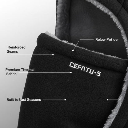 Thermal headgear - a windproof, three-in-one winter hat that combines the functions of a mask and neck warmth preservation.