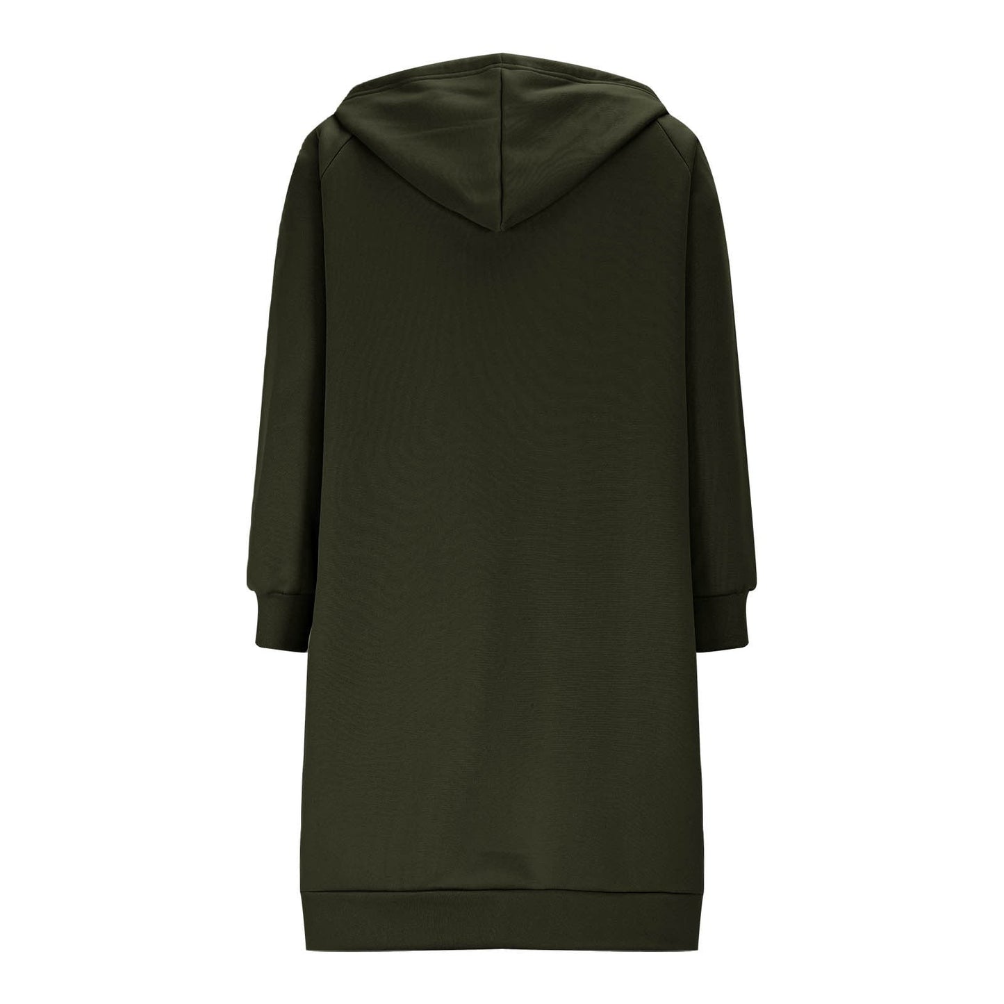 Long Hoodies for Women Zip Up Double Zipper Fleece Jacket Tunic Sweatshirts Fall Winter Fashion Clothes