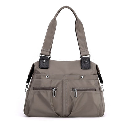 Large Capacity Waterproof Multi Pocket Nylon Shoulder Bag