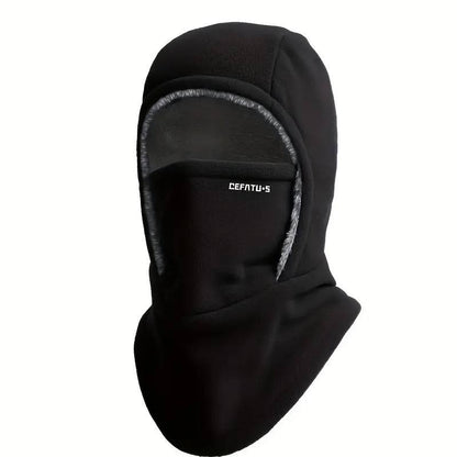 Thermal headgear - a windproof, three-in-one winter hat that combines the functions of a mask and neck warmth preservation.