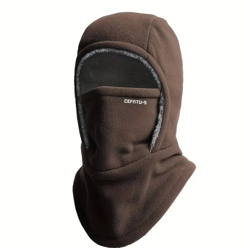 Thermal headgear - a windproof, three-in-one winter hat that combines the functions of a mask and neck warmth preservation.