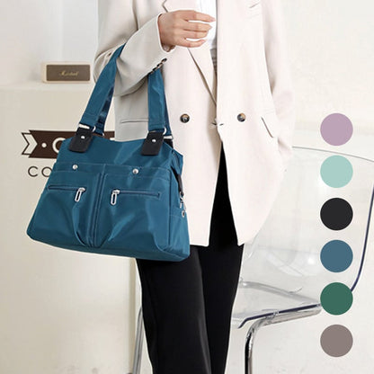 Large Capacity Waterproof Multi Pocket Nylon Shoulder Bag