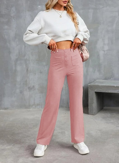 🎉 Last Day Promotion-60% OFF 💥Women's Casual High Waist Stretch Trousers