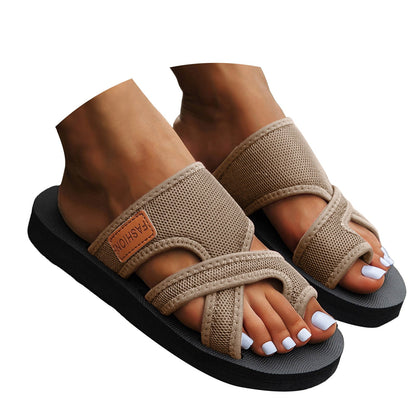 Dressy Sandals Wedge Shoes Slip On Dressy Summer Comfortable Slides Sandals Lightweight Platform Shoes Size 8.5
