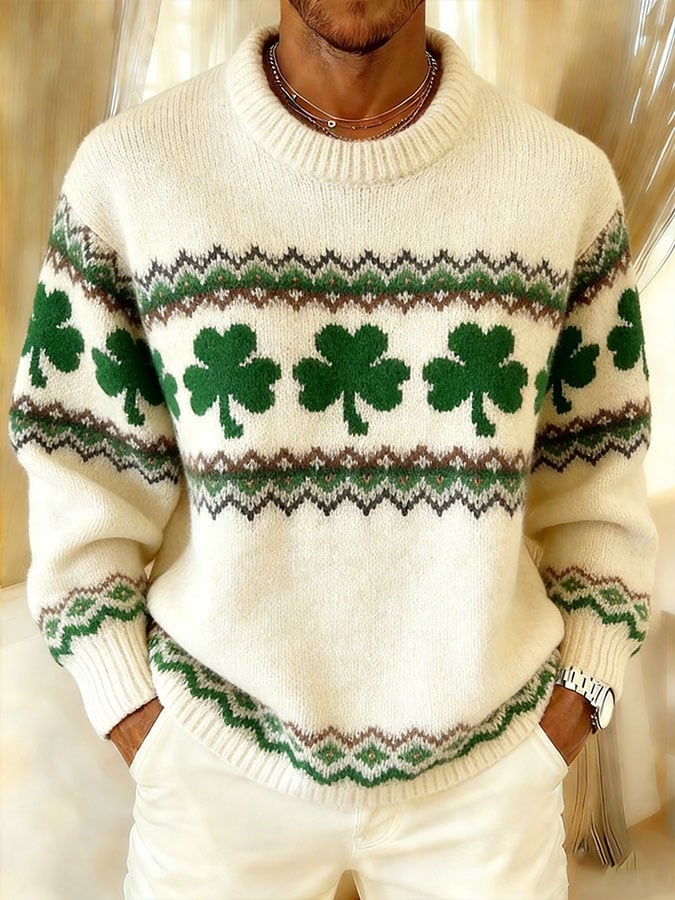 Casual St. Pareto Print Knit Top