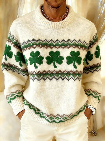 Casual St. Pareto Print Knit Top
