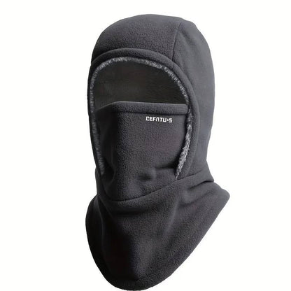 Thermal headgear - a windproof, three-in-one winter hat that combines the functions of a mask and neck warmth preservation.