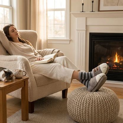 Cat Paw Plush Slippers - Limited Time Offer