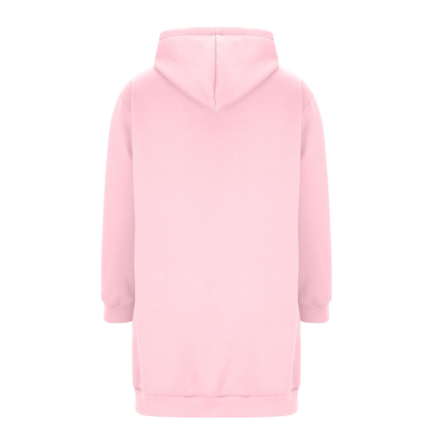 Long Hoodies for Women Zip Up Double Zipper Fleece Jacket Tunic Sweatshirts Fall Winter Fashion Clothes
