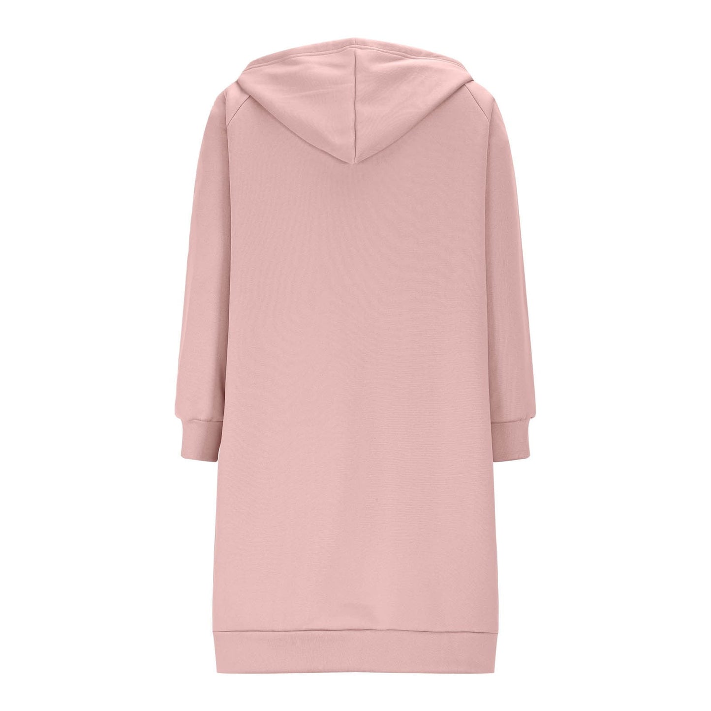 Long Hoodies for Women Zip Up Double Zipper Fleece Jacket Tunic Sweatshirts Fall Winter Fashion Clothes