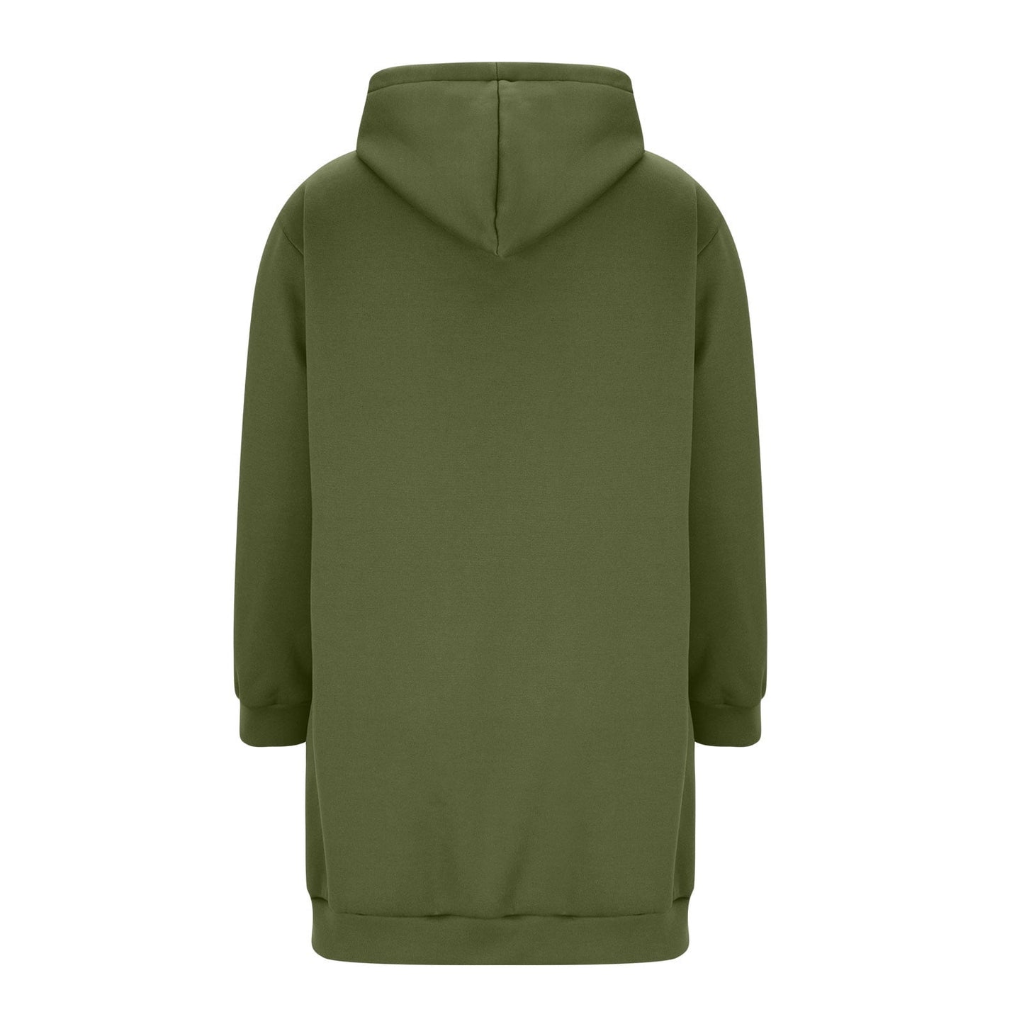 Long Hoodies for Women Zip Up Double Zipper Fleece Jacket Tunic Sweatshirts Fall Winter Fashion Clothes