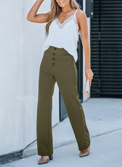 🎉 Last Day Promotion-60% OFF 💥Women's Casual High Waist Stretch Trousers