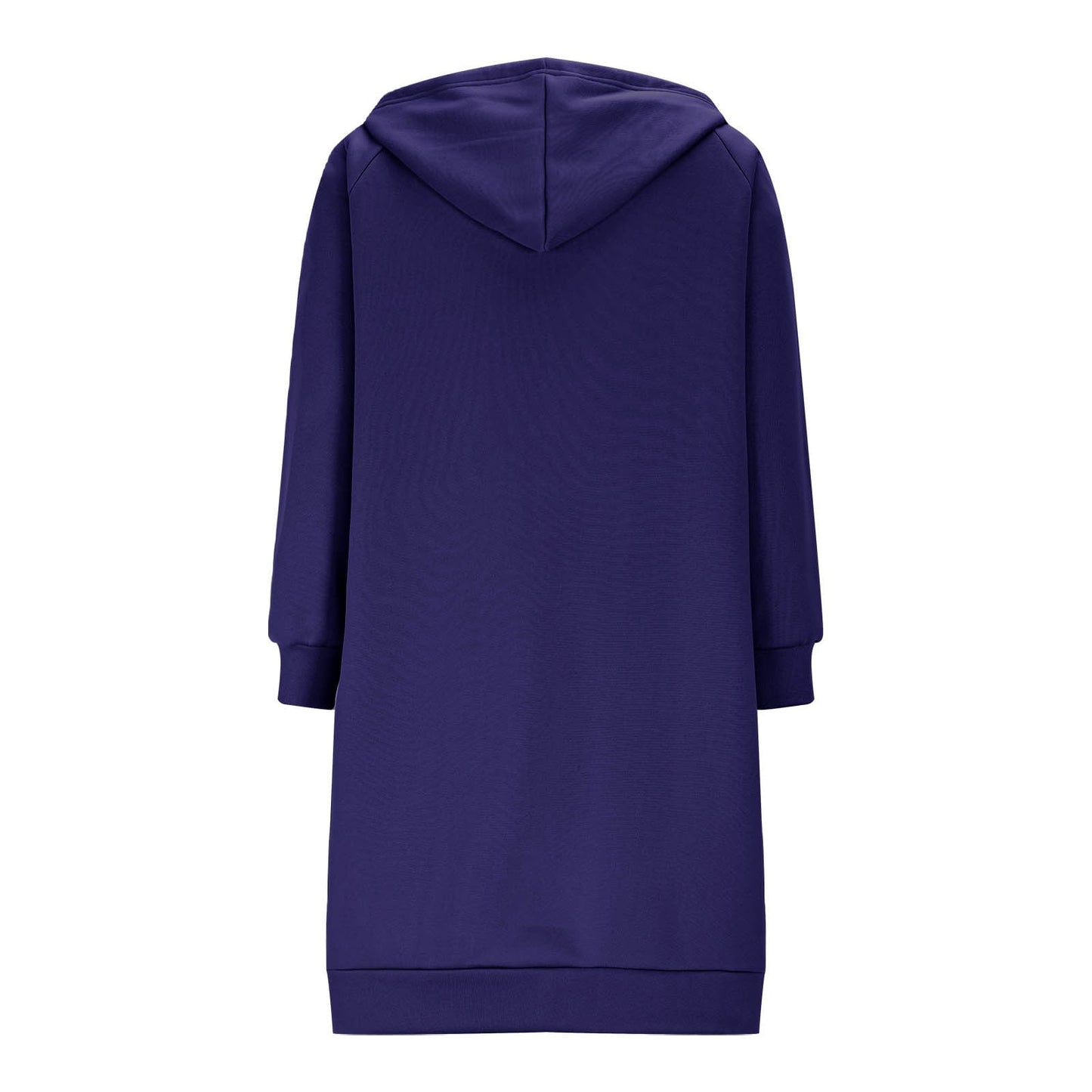 Long Hoodies for Women Zip Up Double Zipper Fleece Jacket Tunic Sweatshirts Fall Winter Fashion Clothes