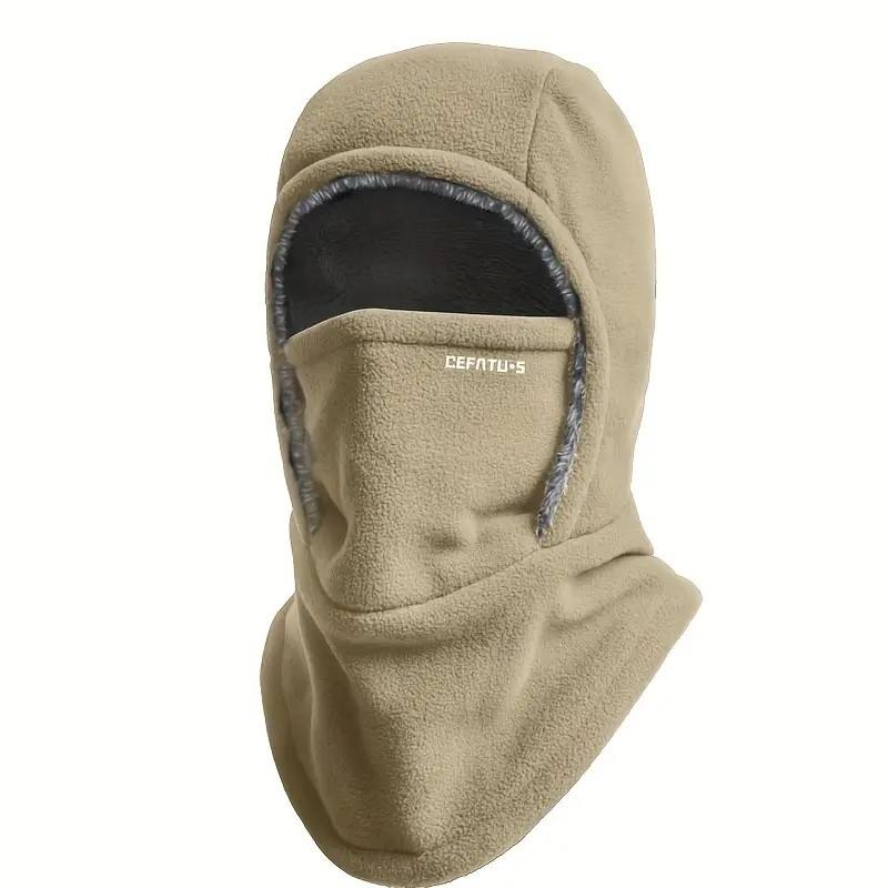 Thermal headgear - a windproof, three-in-one winter hat that combines the functions of a mask and neck warmth preservation.