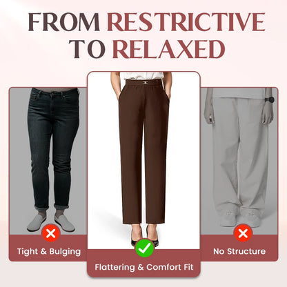 SoftyGrace - High Rise Silky Soft Pull-on Comfort Pants